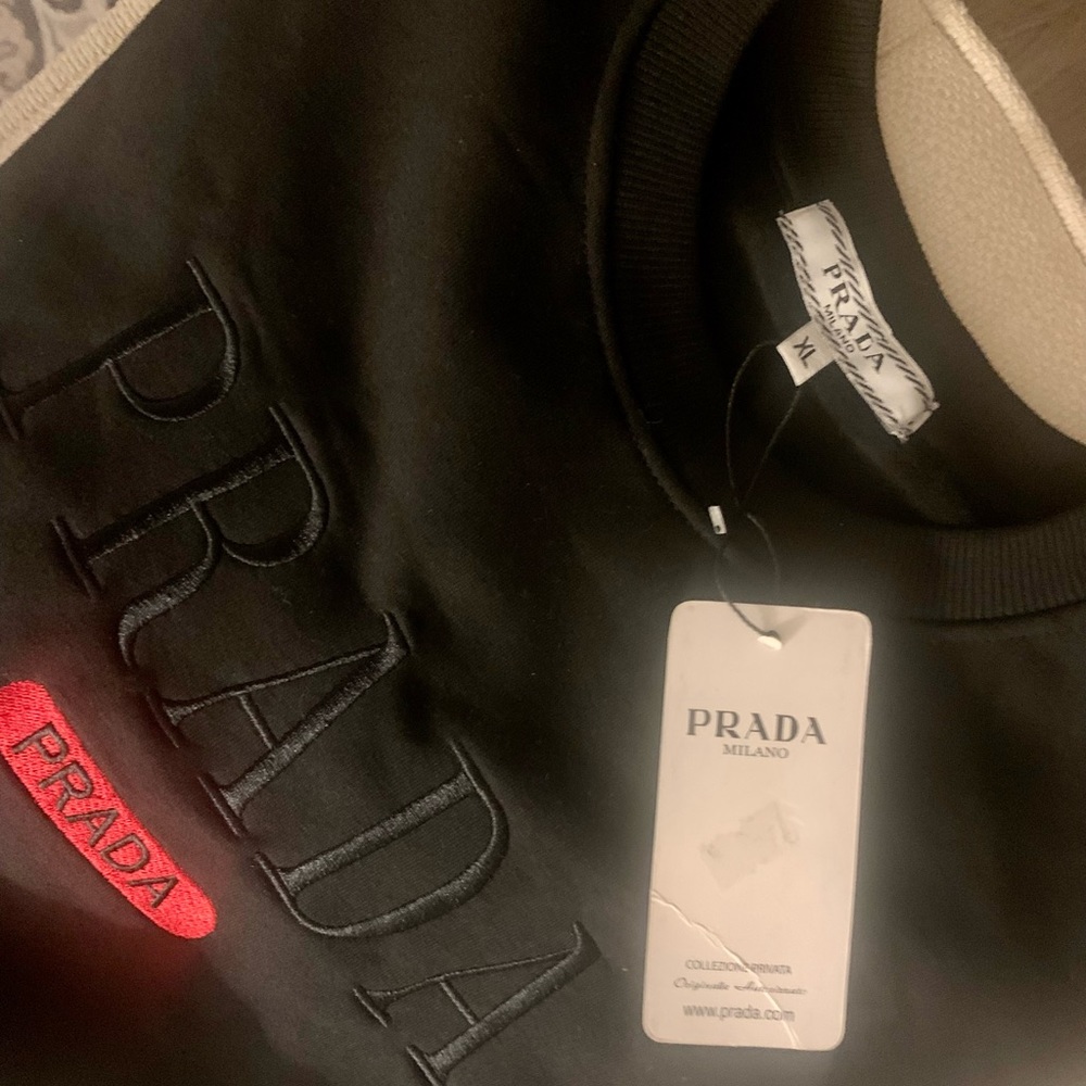 PRADA~Cotton Long sleeve sweatshirt- oversized fit~ unisex